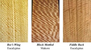 different types of woods